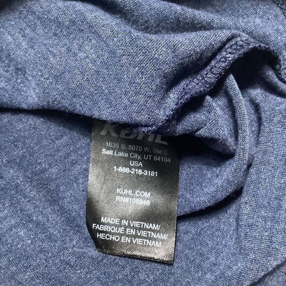 Kuhl Women’s Inara Dress Sz M Blue Geometric Mini Pocket - Picture 6 of 6